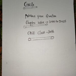 Circle Previous Year questions paper